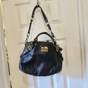 Coach Black Leather.